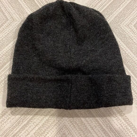 Autumn Cashmere Kids Dark Grey with Heart Winter Hat - Picture 5 of 5